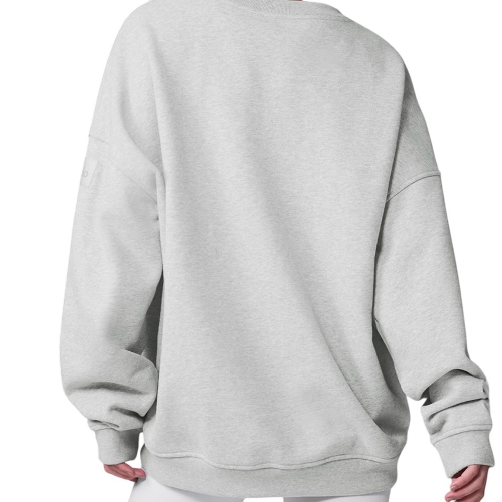 ALO Crew Pullover Sweatshirt XL Gray - Picture 5 of 16